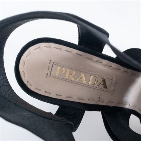 prada strappy suede mules|prada loafer mules.